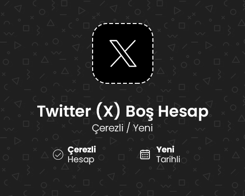 Twitter Yeni Hesap (Boş)